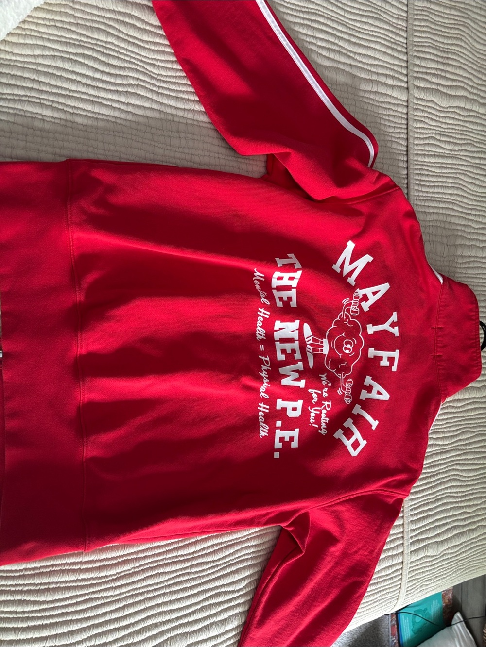 The Mayfair Group Graphic Red Track Zip-up- Rare piece!